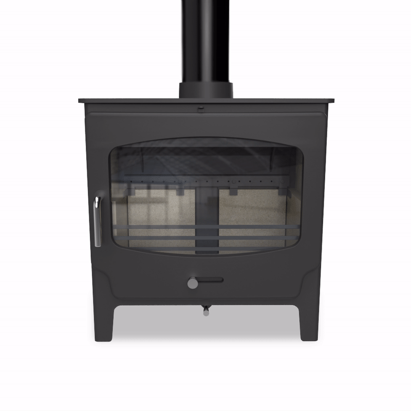 Saltfire ST-X Wide Multi Fuel and Wood Burning Stove 5Kw