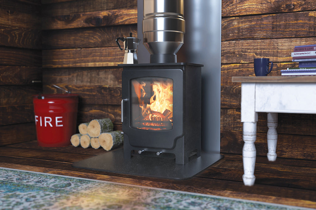 Saltfire Scout Multi Fuel and Wood Burning Stove 4.3Kw