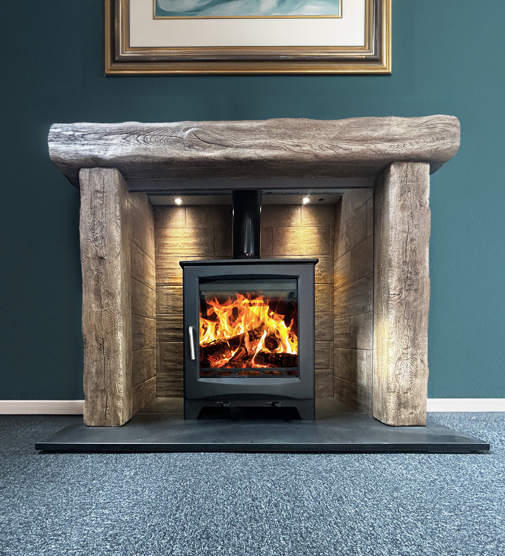 Woodford Didsbury Wide Wood Burning Stove 5Kw