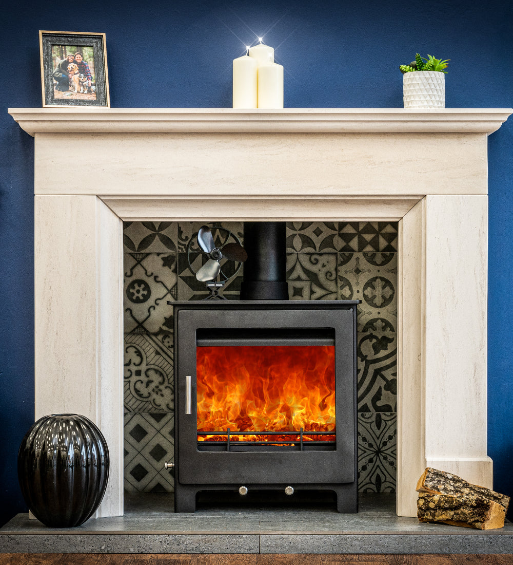 Woodford Lowry 5XL Widescreen Multi Fuel and Wood Burning Stove 4.9Kw