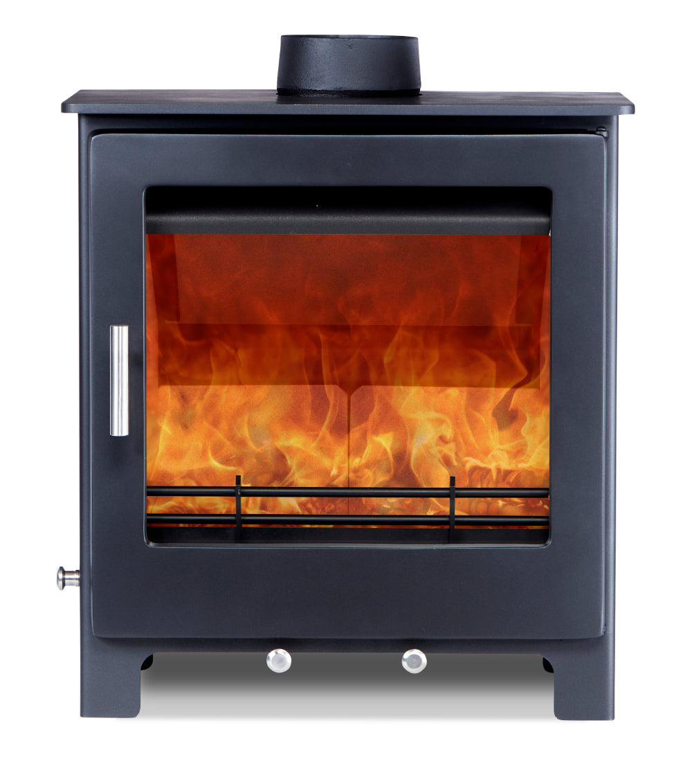 Woodford Lowry 5XL Widescreen Multi Fuel and Wood Burning Stove 4.9Kw