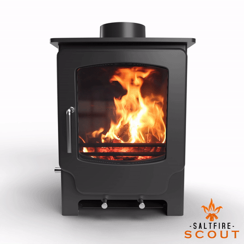 Saltfire Scout Multi Fuel and Wood Burning Stove 4.3Kw