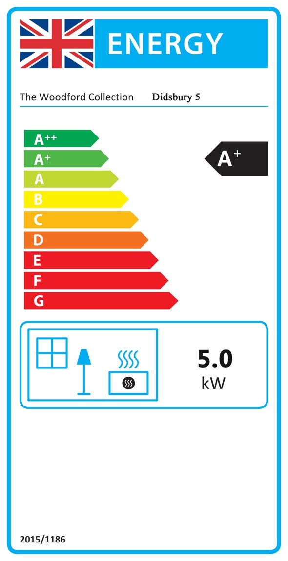 Woodford Didsbury Wood Burning Stove 5kw