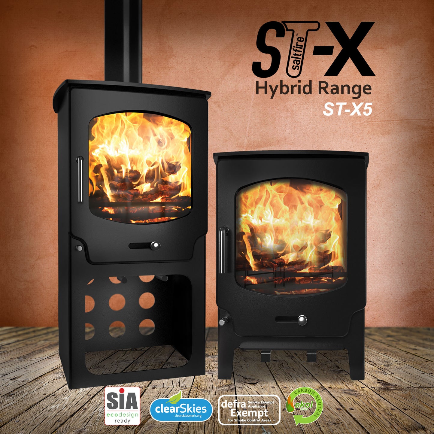 Saltfire ST-X5 Bioethanol Stove 5Kw