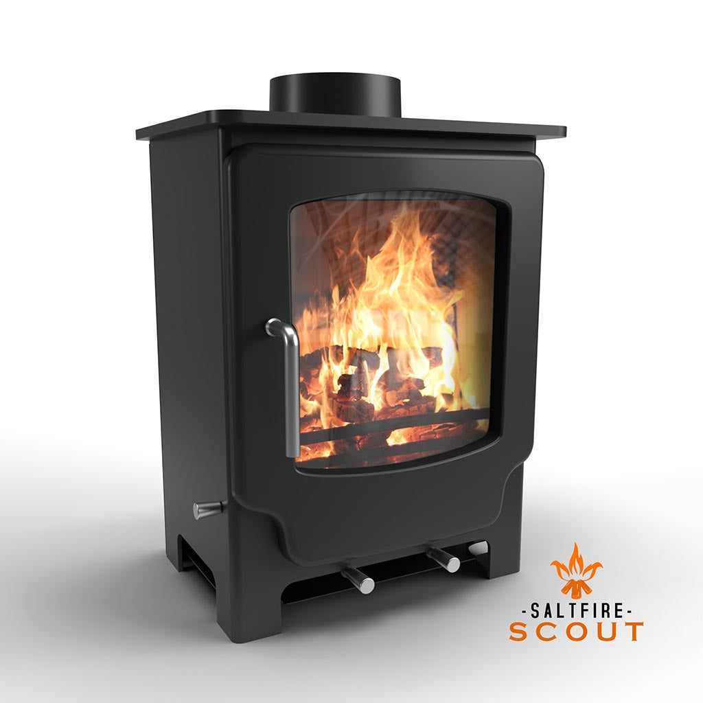 Saltfire Scout Multi Fuel and Wood Burning Stove 4.3Kw