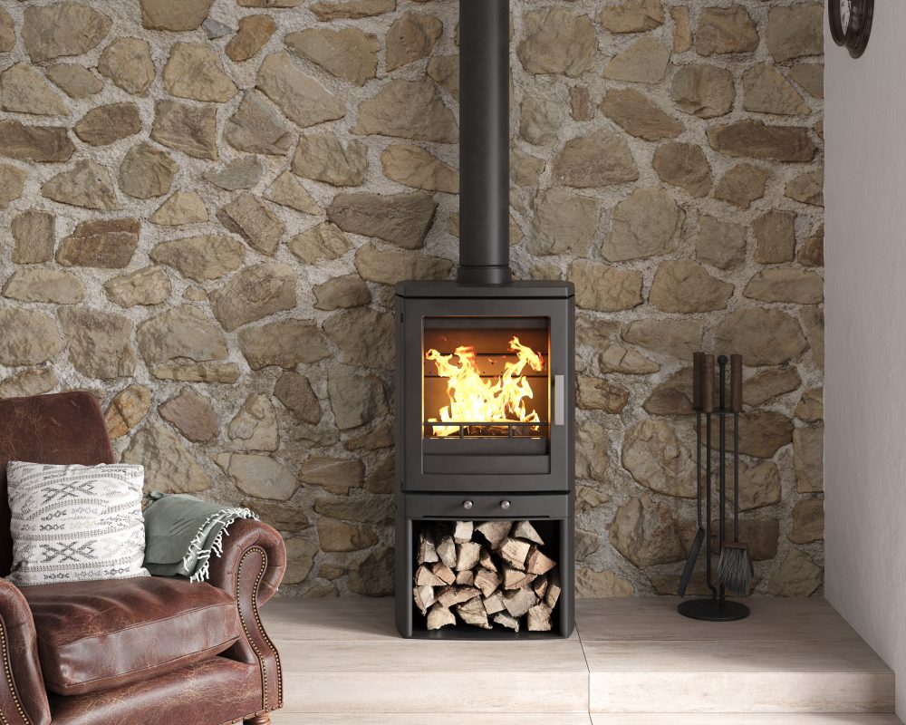 ACR Woodpecker WP5QLS Multi Fuel and wood Burning Stove 5Kw