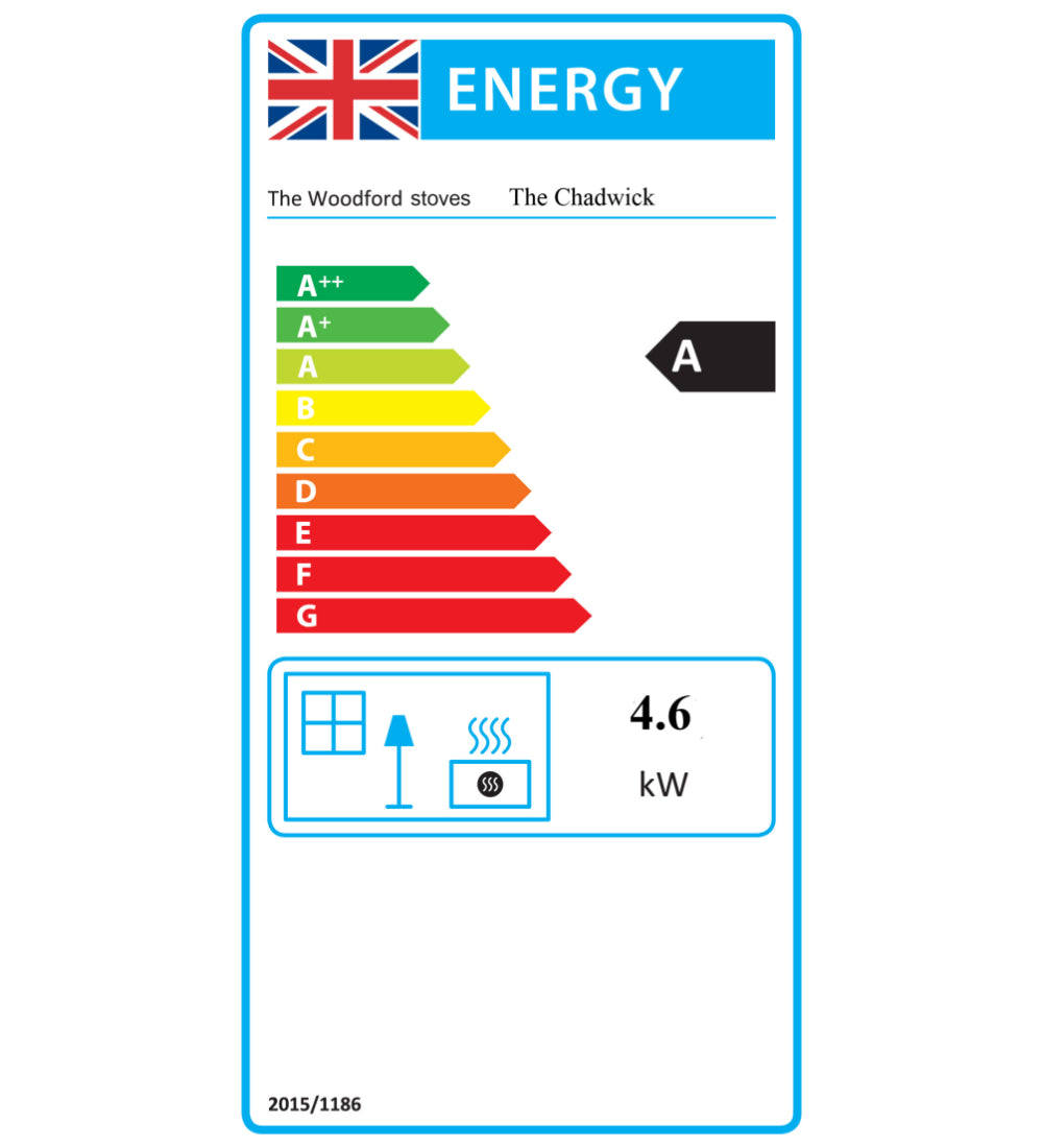 Woodford Chadwick Multi Fuel and Wood Burning Stove 5Kw