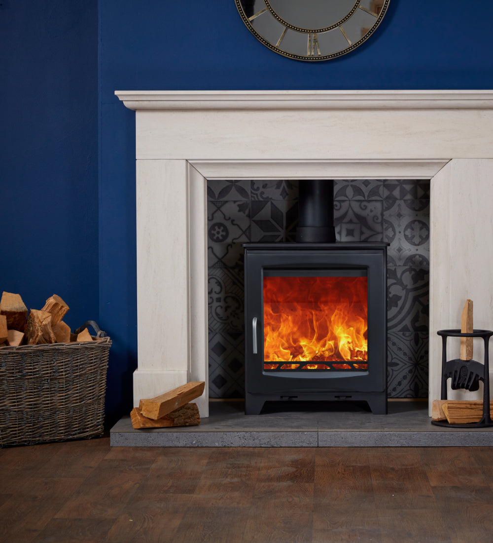 Woodford Didsbury Wide Wood Burning Stove 5Kw