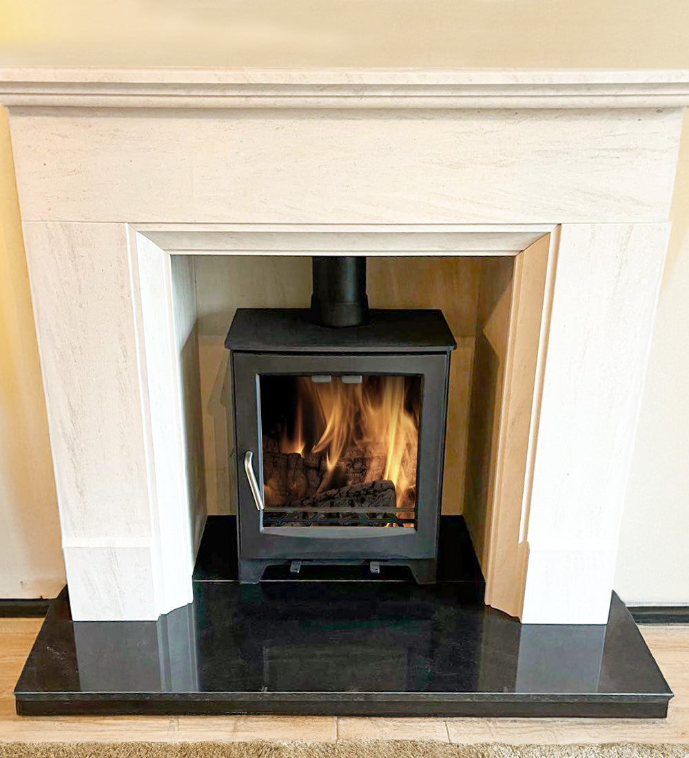 Woodford Didsbury Wide Wood Burning Stove 5Kw