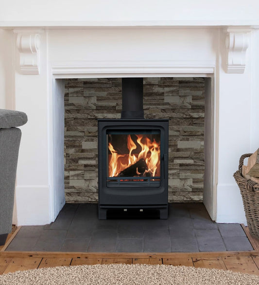 Woodford Carrington Multi Fuel and Wood Burning Stove 4.6Kw