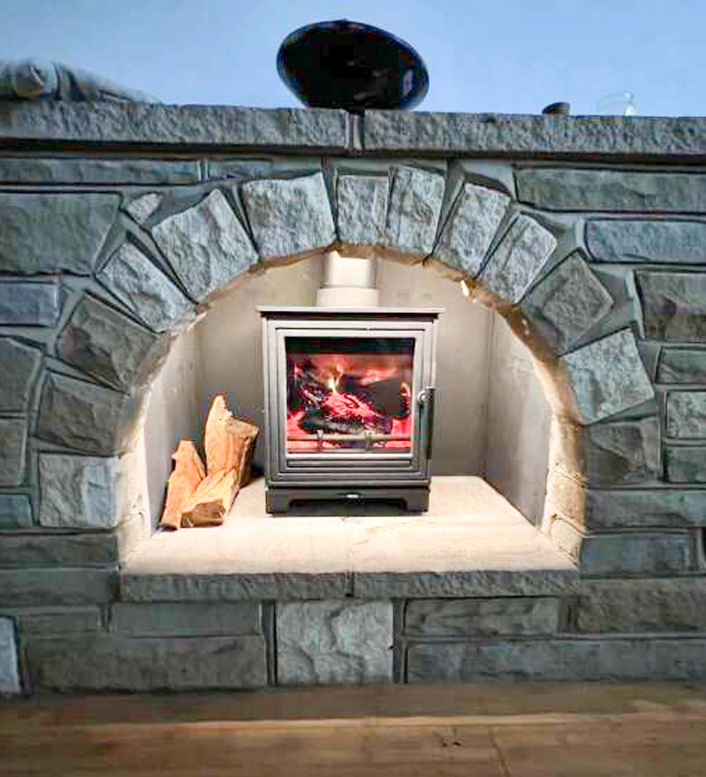 Woodford Pankhurst Wood Burning Stove 5Kw